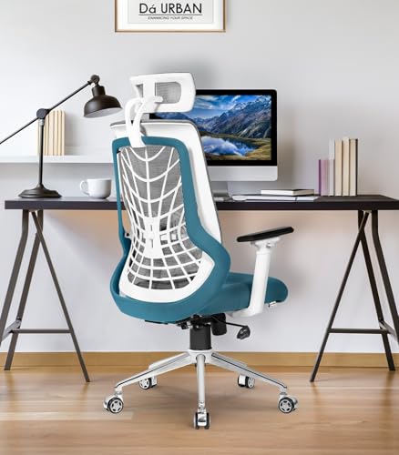 Skybags Casual Backpack 28L, 2 Main Compartments, Bottle Pocket, Front Pocket, Padded Shoulder Straps | Azure | Brat