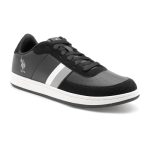 U.S. Polo ASSN. Mens Jade Sneakers – (UK7) (US8) (2FD25035Z01) Black