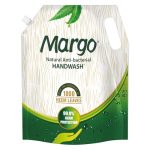 Margo Natural Anti-Bacterial Handwash for Soft, Hydrated hands – 1500ml Refill Pack [ Pack of 1 ] | 99.9% Protection From Harmful Germs | Enriched With Original Neem