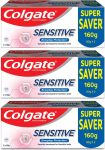 Colgate Sensitive Everyday Protection Tooth paste for Sensitive Teeth, Combo Pack 160gx3 Toothpaste(480 g, Pack of 3)