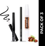 Just Herbs Eye Make Up Essentials Combo Pack of 3 | Kajal, Eyeliner, Mascara(Black, 30 g)