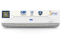 Carrier 1.5 Ton 3 Star Flexicool Inverter Split AC (Copper, Convertible 6-in-1 with Smart Energy Display, Insta Cool, Auto Clean, PM 2.5 Filter, 2026 Model, ESTER EDGE Gxi-CAI18EE3R36F0, White)
