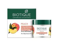 Biotique Bio Peach Clarifying and Refining Peel Off Mask for Oily and Acne Prone Skin, 50g