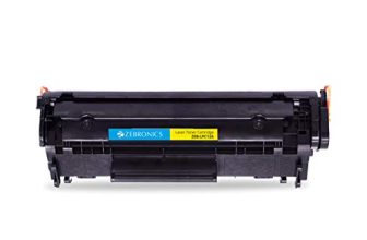 ZEBRONICS ZEB-LPC12A Printer Cartridge for HP LJ 1010/1012/1015/1018/1020/1022/1022N/1022NW/3015/3020/3030/3050/3052/3055/M1005/M1005 / MFP/M1319f MFP, Canon LS LBP2900/2900B/3000