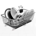 Lifelong Kitchen Organizer Stainless Steel Drying Rack -Vessel,Dish,Utensil Drainer Basket with Drip Tray, Suitable for All Utensils, Crockery, Plates & Bowl with Spoon Holder -Over Sink Bartan Stand