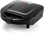 cello ToastiGO Grill Maker 800W | Non Stick Coating | Electric Sandwich Maker Grill(Black)