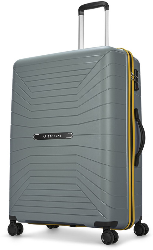 ARISTOCRAT by VIP Crossway Polycarbonate | Trolley Bag With Combination Lock Cabin Suitcase 8 Wheels – 21 Inch