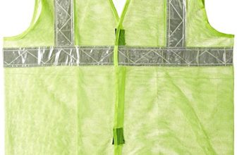 Aktion Safety 50 GSM Aarvee Cloth Safety Jacket with Reflective Tape (2 inch Tape, Green) – Pack of 10