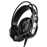 Ant Esports H520W Lightweight Gaming Over Ear Wired Headphones with Mic| 3.5MM Jack |50 MM Drivers | Compatible with PC/ PS4 / Xbox One/Nintendo/Mobile (Black)