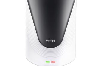 Longway Vesta 5.5 Liters 5 Star Rated Instant Water Heater for Home with Advanced Multi-Layered Safety System & Anti-Rust Coating |Suitable for Kitchen & Bathroom | 5 Years Warranty on Tank | Gray