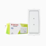 Anchor by Panasonic Roma Classic 10AX 2 Way Switch for Electric Board (White, 21022-10)