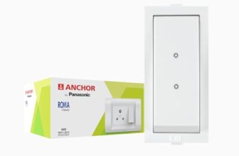 Anchor by Panasonic Roma Classic 10AX 2 Way Switch for Electric Board (White, 21022-10)