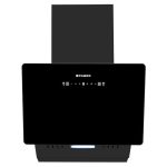 Faber 60cm 1200 m³/hr Vertical Wall Mounted Chimney|Filterless|Two Way Suction|AutoClean|8 Yr on Motor & 2 Yr Comprehensive Warranty by Faber|Touch&Gesture Control|Hood Mojito IN HC SC FL BK 60,Black