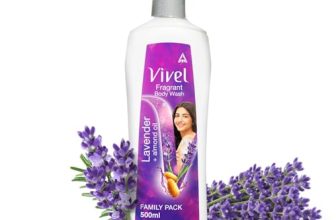 Vivel Fragrant Body Wash, Lavender & Almond Oil Shower Gel, 500 ml Pump Bottle, Moisturizing Bodywash For Soft & Smooth Skin, Effective Cleansing, For Women & Men