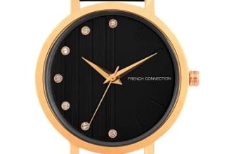 French Connection Analog Black Dial Women’s Leather Watch-Fc20-63F-R