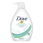 Dove Nourishing Body Wash for Sensitive Skin, 24Hrs Moisture Lock, 1L