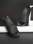 RED TAPE Men Slides(Black , 9)