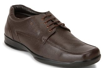 Red Chief Formal Derby Shoes for Men Brown