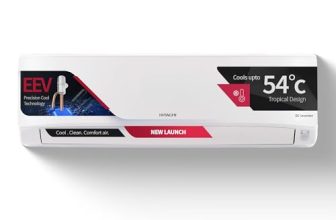 Hitachi 1 Ton 3 Star, New Star rated, Inverter Split AC (Copper, 4 Way Swing, ice Clean, EEV Precision- Higher Performance Cooling, RAS.G312PCDIBS, White)