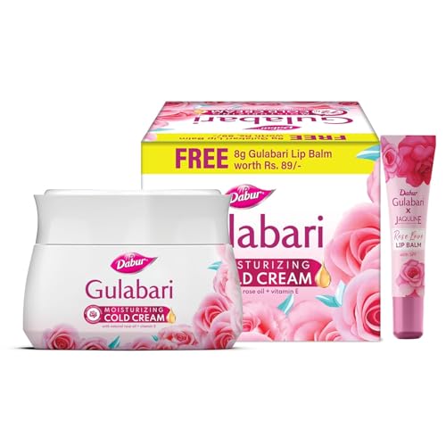 Dabur Gulabari Moisturizing Body Lotion – 400 ml | For Men & Women | Dry Skin Care | With 100% Organic Rose Oil & Shea Butter | Dermatologically Tested | Paraben Free | 72 Hour Moisturisation
