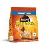 Sunrise Instant Coffee Powder|Strong Taste For The Perfect Start To Your Day|Coffee Chicory-Mix|190g /200g, Stabilo Pack, Bag