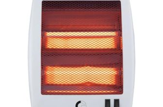 CG Norris 800W 2Q Quartz Room Heater | 2 Heat Settings | Tip Over Safety Switch | Noiseless Operation | Ideal for Rooms up to 150 sqft | White