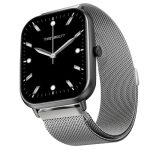 Fire-Boltt Ninja Call Pro Max Ultra Bluetooth Calling Smart Watch, 2.01″ HD Display, 120+ Sports Modes, Health Suite, AI Voice Assistance, SpO2 Smartwatch for Men & Women – Silver Link