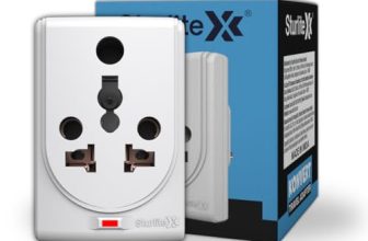 Sturlite Konvert Multiplug| 6-16 Amp| 2-Pin & 3-Pin Socket| Universal AC Travel Adapter| Premium Polycarbonate Body Socket| Compact Converter Plug for Travel, Home & Office Use – Pack of 1