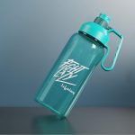 Lifelong Plastic Gallon Bottle for Men | 1.8 Litre BPA-Free Water Bottle Office & Home |Large Capacity Gym Bottle| Leak-Proof LID | Motivational Gym Gallon Bottle for Men & Women (Blue)