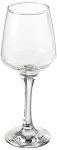 Amazon Brand – Solimo Wine Glass Set, 310ml, Set of 6, Transparent