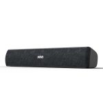 Mivi Fort S16 Soundbar with 16W Powerful Audio, 2.0 Channel Surround Sound, Dual in-Built Speakers, Multiple Connectivity Options, Up to 6H Playtime, Portable & Made in India Soundbar for TV