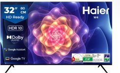 Haier W4G 80 cm (32 inch) HD Ready LED Smart Google TV 2025 Edition(32W4G)