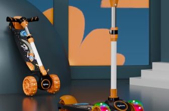 Lifelong Scooter for Kids 3+ Years – Foldable with PVC Wheels & Adjustable Height – Kick Capacity 50kg- Baby Toys for 3+ Year Old boy & Girl – Skate (LLKS19)