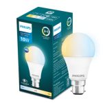 Philips 10-watt LED Bulb|3 Colors in 1 LED Bulb|Scene Switch Bulb for Home & Decoration|Color: Tunable White, Pack of 1, 10 w, b22d