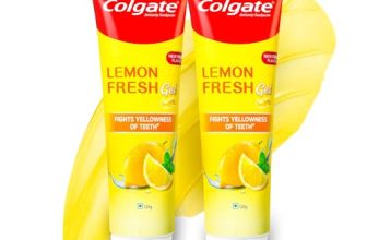 Colgate Lemon Fresh Gel Toothpaste | Tooth Paste Fights Yellowness of Teeth | Colgate Paste Toothpaste with New Fresh Flavor (240gm)