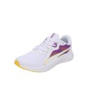 Puma Womens Seriah WNS White-Ultraviolet-Pelé Yellow Running Shoe – 4 UK (31059504)