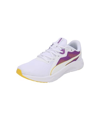 Puma Womens Seriah WNS White-Ultraviolet-Pelé Yellow Running Shoe – 4 UK (31059504)