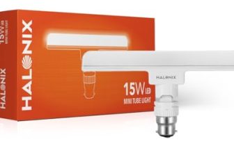 Halonix 15 Watts B22d Led bulb tube Light | Color- White | Pack of 1 | T-bulb