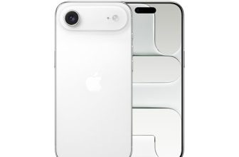 Apple iPhone Air 256 GB: Thinnest iPhone Ever, 16.63 cm (6.5″) Display with Promotion up to 120Hz, Powerful A19 Pro Chip, Center Stage Front Camera, All-Day Battery Life; Cloud White