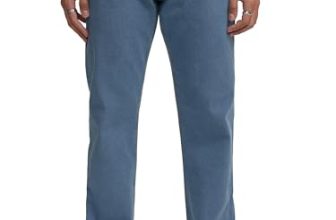 Highlander Men’s Straight Fit Mid-Rise Stretchable Jeans | Classic Clean Look | Designed for All-Day Comfort & Ease Light Blue