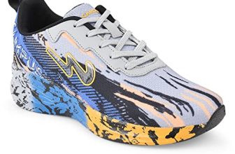 Campus Women’s Camp Shimmer Running Shoes L.Gry/BLK – 4UK/India