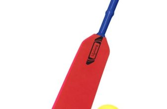 Lifelong Foam Cricket Bat & Ball Set for Kids with Easy-Grip Handle | Safe Non-Toxic | Indoor & Outdoor Play Cricket-Kit for Kids 1–4 Years | Red