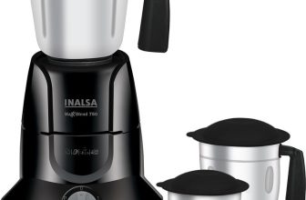 Inalsa MaxxBlend 750 W Mixer Grinder(MaxxBlend | 3 Jars | Black)