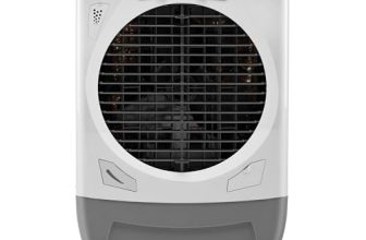 Maharaja Whiteline Rambo Grey Desert Air Cooler | 65 Lt Water Tank | Inverter Compatible | Wood Wool Pads | Anti-Bacterial tank | Dry Run protected submersible pump |720x730x890 mm | 2 Yr Warranty