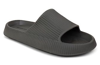 Hygear Men’s Xpress Rust Grey Slippers_10 UK (HG-GE-1004)