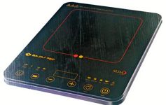 Bajaj ABS Majesty Slim 2100-Watt Induction Cooktop | 8 Auto Cook Indian Menu | Feather Touch Controls | Pre-set Timer | 1 Yr Warranty 【Black】