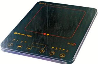 Bajaj ABS Majesty Slim 2100-Watt Induction Cooktop | 8 Auto Cook Indian Menu | Feather Touch Controls | Pre-set Timer | 1 Yr Warranty 【Black】