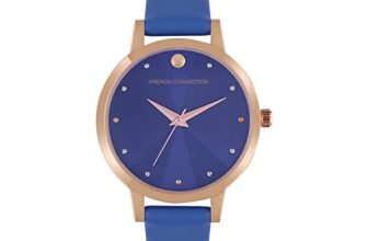 French Connection Leather Analog Blue Dial Women’s Watch-Fcn00017J, Band_Multicolor