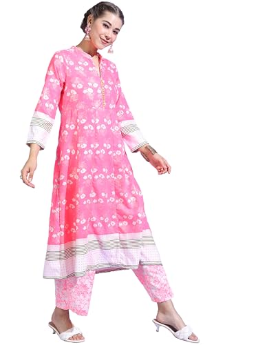 Vishudh Women ROUND NECK ETHNIC SET VNK3003004 Multicolor S