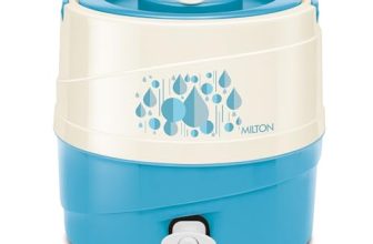 Milton Kool Rover 7 Water Jug PU Insulated, 5.3 litres, BPA Free, Leak Proof & Portable Jug, Sturdy Handles, Ideal for Travel, Picnic, Offices, Shops, Bluish Green